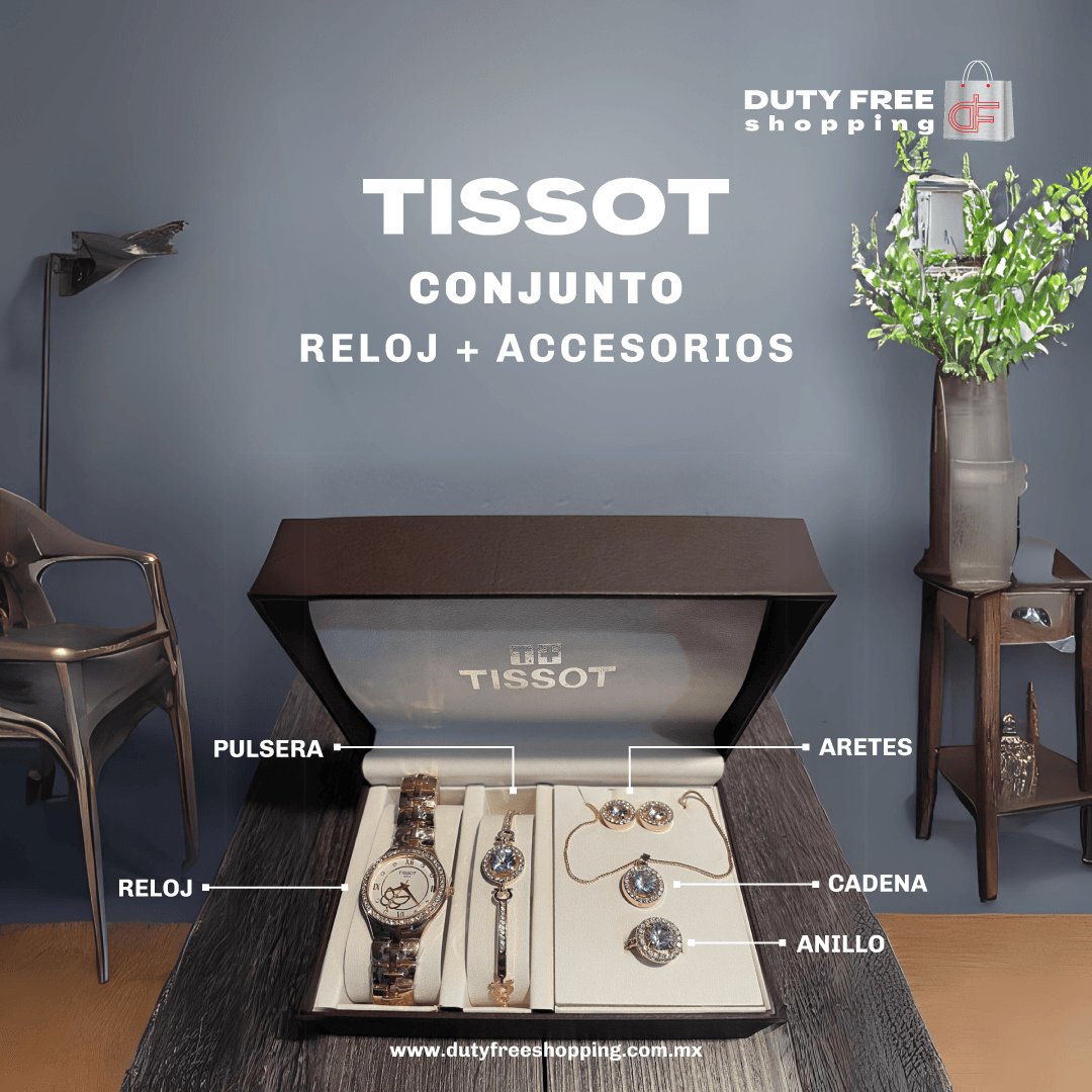 TISSOT Dama - Conjunto Reloj + Accesorios