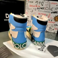 Dolce & Gabbana 2.Zero - Tenis Bota Estilo Urbano Blancos