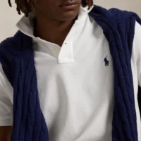 Ralph Lauren Playera Tipo Polo Iconic Mesh - Corte Custom Slim Original