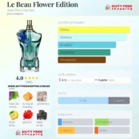 JeanPaulGaultier_LeBeau_FlowerEdition-NOTAS Jean Paul Gaultier Le Beau Flower Edition - 125ml EDP