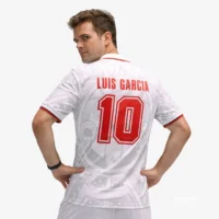 JerseyRetro_DRG98-4 México Mundial 1998 L. Garcia #10 - Jersey Fut Retro Manga Corta