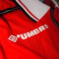 IMG_20260326_125506 Manchester United 1998 Beckham #7 - Jersey Fut Retro Manga Larga