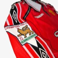 IMG_20260326_155433-Photoroom Manchester United 1998 Beckham #7 - Jersey Fut Retro Manga Larga