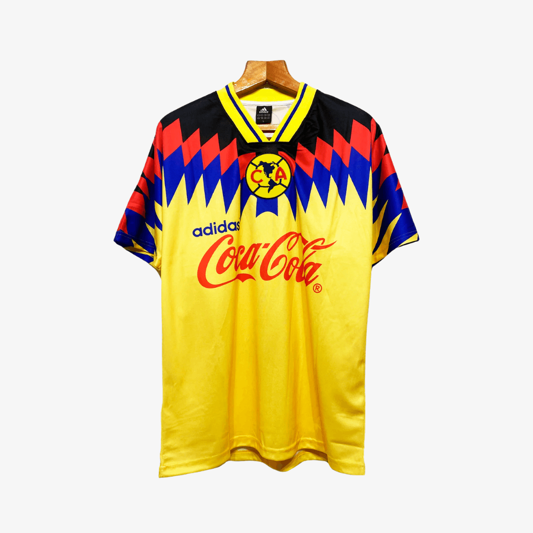 JerseyRetro_AME9495-1 Club América 1994/95 - Jersey Fut Retro Manga Corta