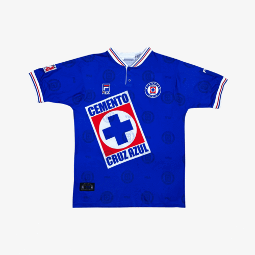 Cruz Azul 1997 - Jersey Fut Retro Manga Corta