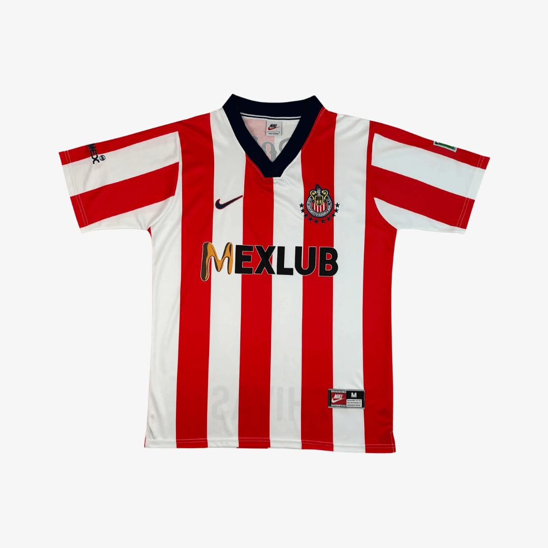 JerseyRetro_GDL97Nike-1 CHIVAS Nike 1997 R. Ramirez #7 - Jersey Fut Retro Manga Corta