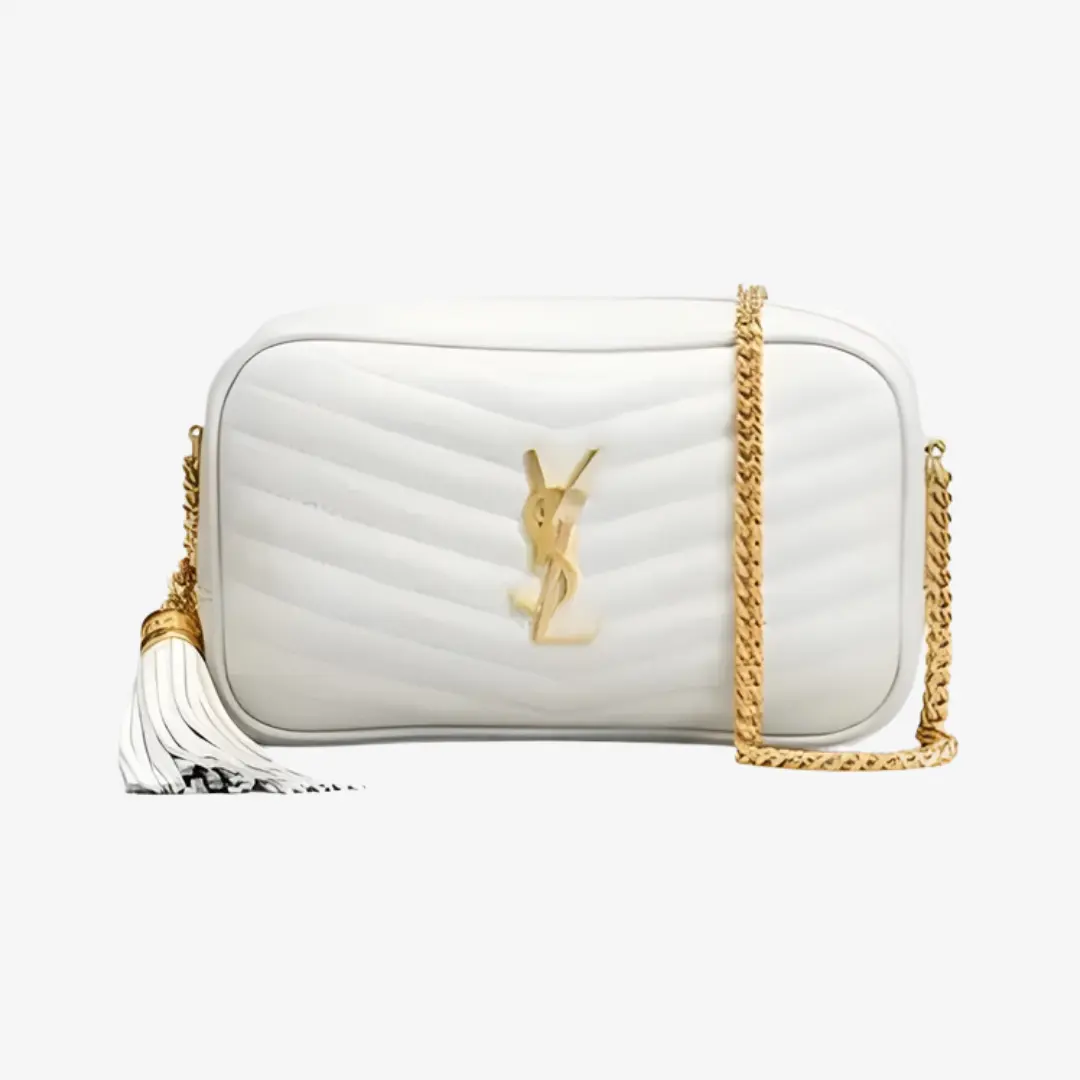 YvesSaintLaurent_Bolsa_CrossbodyBca-1 Yves Saint Laurent Bolsa Mini Crossbody - Blanca Acolchada