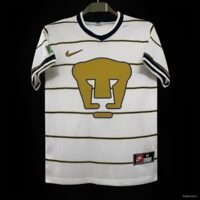 Jersey retro Pumas UNAM 2001 Nike – Visitante Blanco