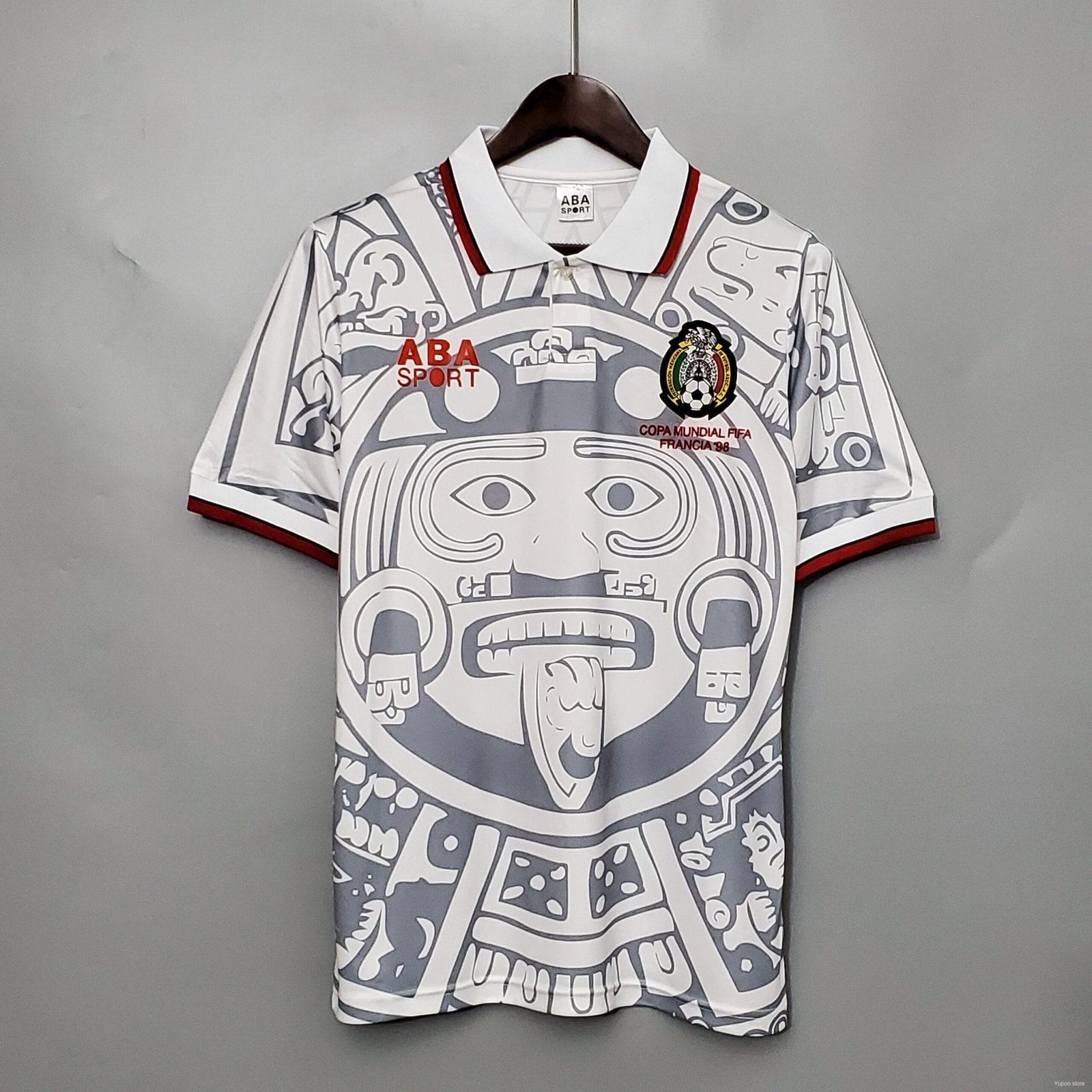 Jersey retro México 1998 ABA Sport – Visitante Blanco Francia 98