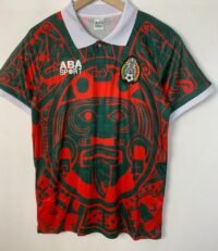 fb656f6e-ba50-4a5f-b8ca-cdd4dd958b70 Jersey Retro México 1998 ABA Sport Calendario Azteca – Edición Leyenda Francia 98 color roja
