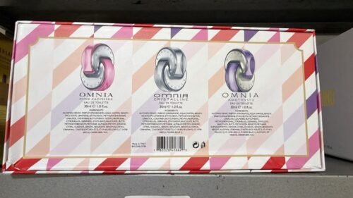 Set Bvlgari Omnia 3x30ml Mujer  - Pink Sapphire + Crystalline + Amethyste