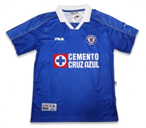 763827834_2065879848135964_1032648129070200786_n Jersey Cruz Azul Local 2001-2002 Retro FILA - Edición Final Libertadores - Cemento Cruz Azul