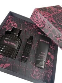 Set Valentino Uomo Born in Roma EDT 100ml + 15ml + Shower Gel 75ml Hombre - Estuche de Regalo