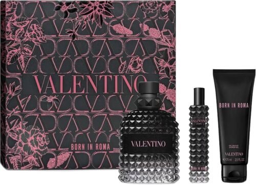 Set Valentino Uomo Born in Roma EDT 100ml + 15ml + Shower Gel 75ml Hombre - Estuche de Regalo